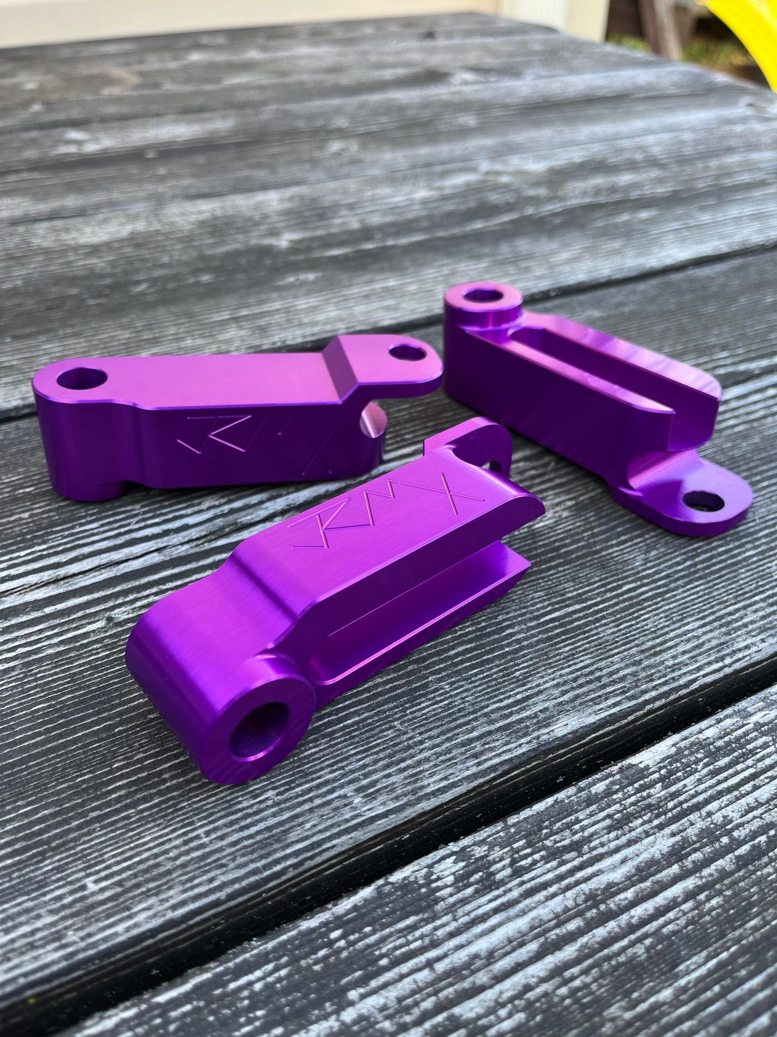 JRMX KLX110 Brake Arm Delete - Purple